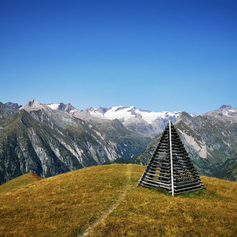Pyramide am Muhs Panoramaweg Pyramide am Muhs Panoramaweg