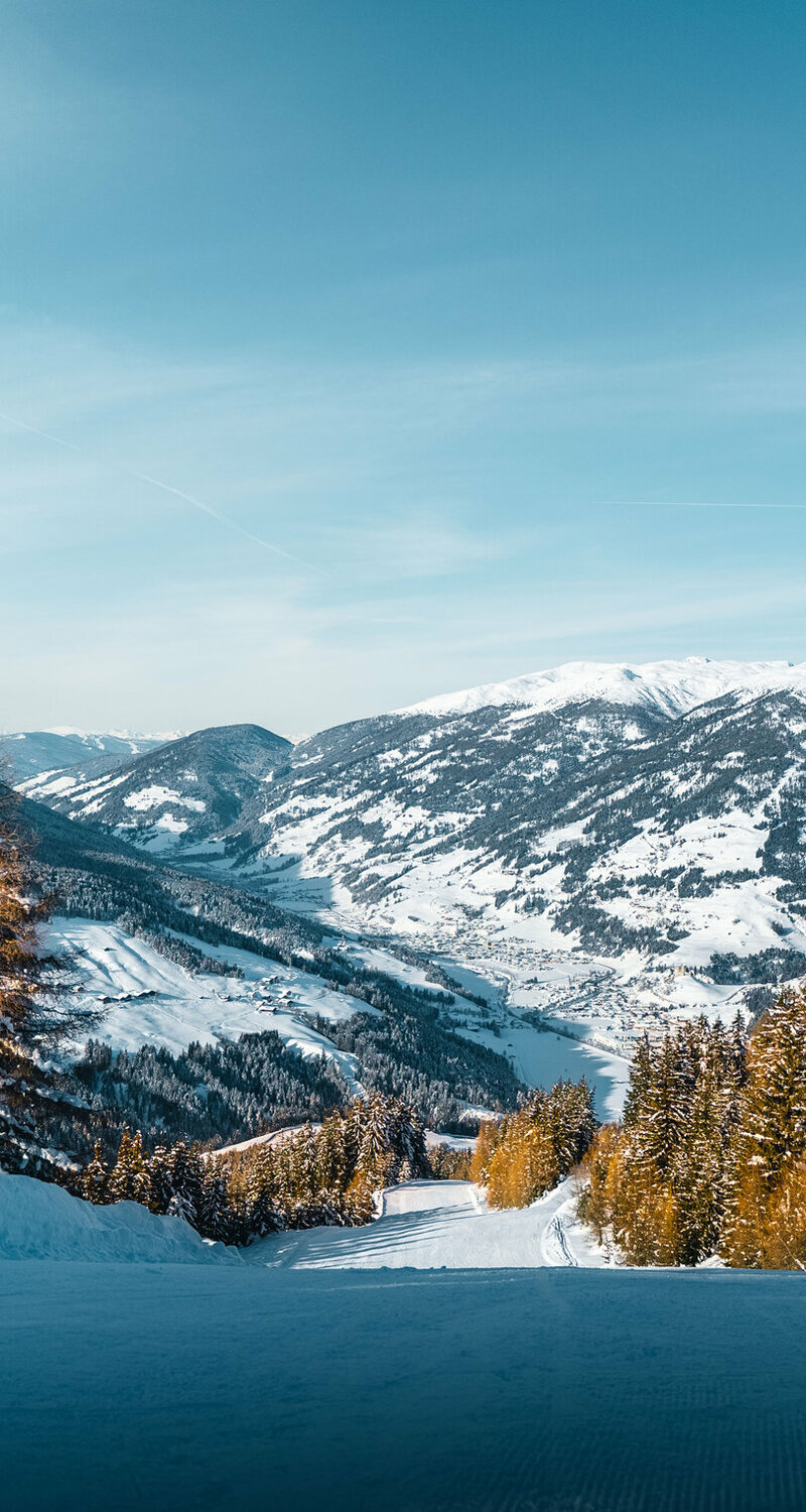 Skifahren in Kartitsch Jänner Majestätische Aussicht beim Skifahren in Kartitsch