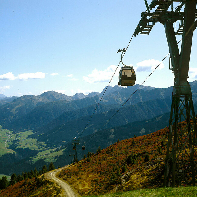 Seilbahn Thurntaler Sillian Das Bild zeigt die Seilbahn Hochpustertal von Sillian zum Thurntaler im Sommer