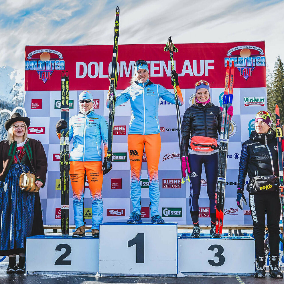 Dolomitenlauf 2019 Siegerehrung Damen Dolomitenlauf 2019