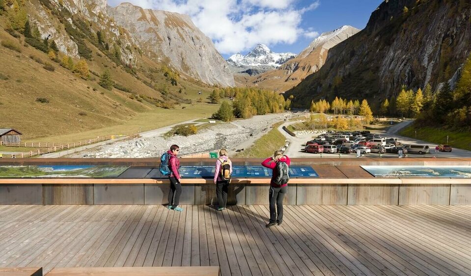 Spektakuläre Aussicht vom Glocknerwinkel Aussicht vom Glocknerwinkel