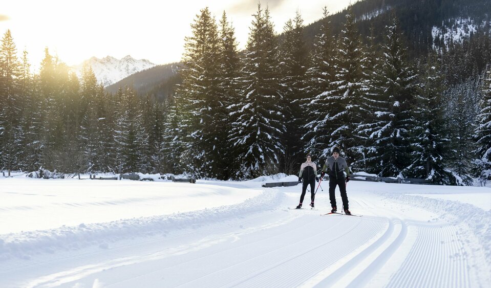 Langlaufen auf der Grenzlandloipe