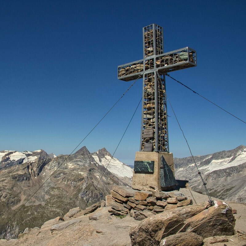 Gipfelkreuz Kreuzspitze Gipfelkreuz Kreuzspitze