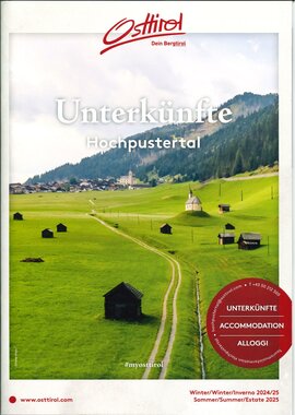 Unterkunftsverzeichnis der Region Hochpustertal