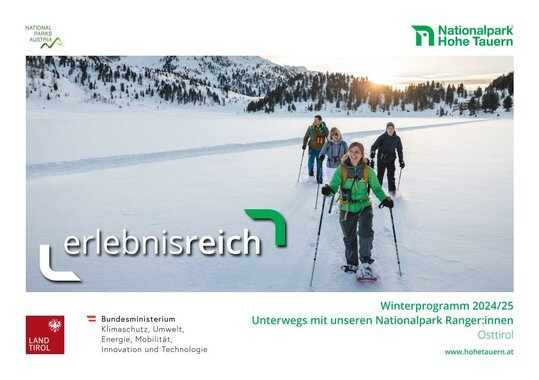 Winterprogramm Nationalpark Hohe Tauern 2024/25